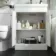 Avon Gloss White Combination Vanity Basin and Seattle Toilet 1100mm