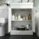 Avon Gloss White Combination Vanity Basin and Denver Toilet 1100mm
