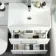 Avon Gloss White Combination Basin Drawer and Denver Toilet 1100mm
