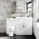 Avon Gloss White Combination Vanity Basin and Seattle Toilet 1300mm