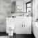 Avon Gloss White Combination Vanity Basin and Denver Toilet 1300mm