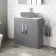 Avon Stone Grey Cabinet with Marble Top 800mm - Excludes Counter Top Basin