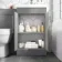 Avon Stone Grey Combination Vanity Basin and Seattle Toilet 1000mm