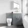 Avon Stone Grey Combination Vanity Basin and Seattle Toilet 1100mm