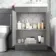 Avon Stone Grey Combination Vanity Basin and Denver Toilet 1100mm
