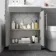 Avon Stone Grey Combination Vanity Basin and Seattle Toilet 1100mm - Left Handed