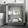 Avon Stone Grey Combination Vanity Basin and Seattle Toilet 1100mm - Right Handed