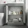 Avon Stone Grey Combination Vanity Basin and Atlanta Toilet 1100mm - Right Handed