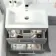 Avon Stone Grey Basin Vanity Drawer and Back To Wall Unit 1100mm - Left Handed
