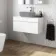 Trent Gloss White Wall Hung Drawer 800mm - Excludes Counter Top Basin