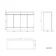 Trent Gloss White Cabinet with Marble Top 1200mm - Excludes Counter Top Basins