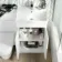 Trent Gloss White Combination Vanity Basin and Seattle Toilet 1000mm