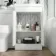 Trent Gloss White Combination Vanity Basin and Denver Toilet 1000mm