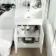 Trent Gloss White Combination Vanity Basin and Denver Toilet 1000mm