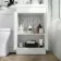 Trent Gloss White Combination Vanity Basin and Atlanta Toilet 1000mm