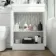 Trent Gloss White Combination Vanity Basin and Seattle Toilet 1100mm