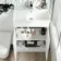 Trent Gloss White Combination Vanity Basin and Seattle Toilet 1100mm