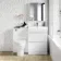 Trent Gloss White Combination Basin Drawer and Seattle Toilet 1100mm