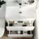 Trent Gloss White Combination Basin Drawer and Seattle Toilet 1100mm
