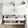 Trent Gloss White Combination Basin Drawer and Seattle Toilet 1300mm