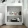 Trent Gloss White Combination Vanity Basin and Seattle Toilet 1100mm - Right Handed