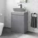 Trent Stone Grey Cabinet with Marble Top 600mm - Excludes Counter Top Basin