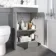 Trent Stone Grey Combination Vanity Basin and Seattle Toilet 1000mm
