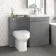 Trent Stone Grey Combination Vanity Basin and Denver Toilet 1100mm