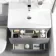 Trent Stone Grey Combination Basin Drawer and Seattle Toilet 1100mm