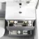 Trent Stone Grey Combination Basin Drawer and Denver Toilet 1100mm