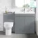 Trent Stone Grey Combination Vanity Basin and Denver Toilet 1300mm