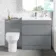Trent Stone Grey Combination Basin Drawer and Denver Toilet 1300mm