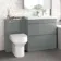 Trent Stone Grey Combination Basin Drawer and Denver Toilet 1300mm