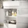 Harper Gloss White Basin Vanity and Back To Wall Toilet Unit 1200mm - Left Handed