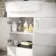 Harper Gloss White Basin Vanity with Marble Top & Back To Wall Unit 1200mm