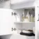 Harper Gloss White Combination Vanity Basin with Marble Top 1500mm