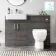 Harper Charcoal Elm Combination Vanity Basin and Seattle Toilet 1200mm