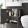 Harper Charcoal Elm Combination Vanity Basin and Seattle Toilet 1200mm - Left Handed