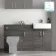 Harper Charcoal Elm Combination Vanity Basin 1500mm (Excludes Pan + Cistern)