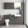 Harper Charcoal Elm Combination Vanity Basin and Seattle Toilet 1500mm