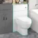 Harper Gloss White Back To Wall Unit 500mm and Seattle Toilet