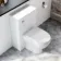 Harper Gloss White Back To Wall Unit 500mm and Seattle Toilet