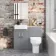 Harper Stone Grey Combination Vanity Basin with Marble Top & Denver Toilet 1000mm