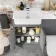 Harper Stone Grey Combination Vanity Basin with Marble Top & Denver Toilet 1000mm
