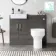 Harper Charcoal Elm Combination Vanity Basin & Denver Toilet 1000mm