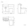 Harper Charcoal Elm Combination Vanity Basin & Atlanta Toilet 1000mm