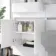 Foster Gloss White Basin Vanity and Back To Wall Toilet Unit 1200mm