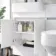 Foster Gloss White Combination Vanity Basin and Denver Toilet 1200mm