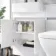 Foster Gloss White Combination Vanity Basin and Atlanta Toilet 1200mm