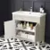 Bermuda Chalk White Basin Vanity and Back To Wall Unit 1300mm (Excludes Pan & Cistern)